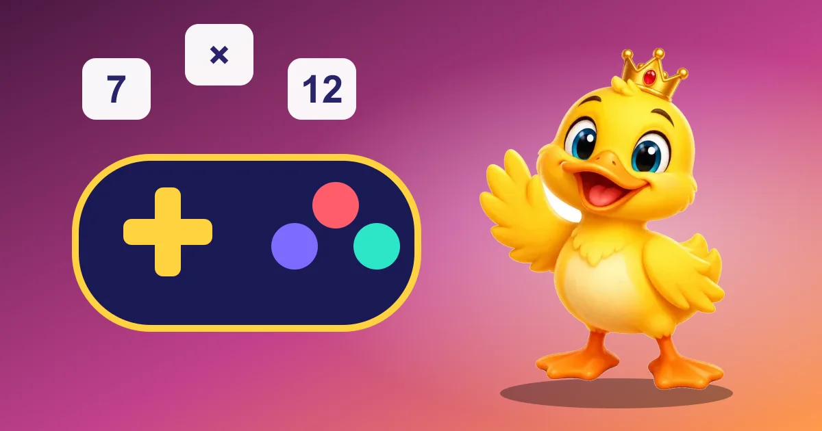 Illustration for Duck Math Games for Kids: What They Are and How to Choose