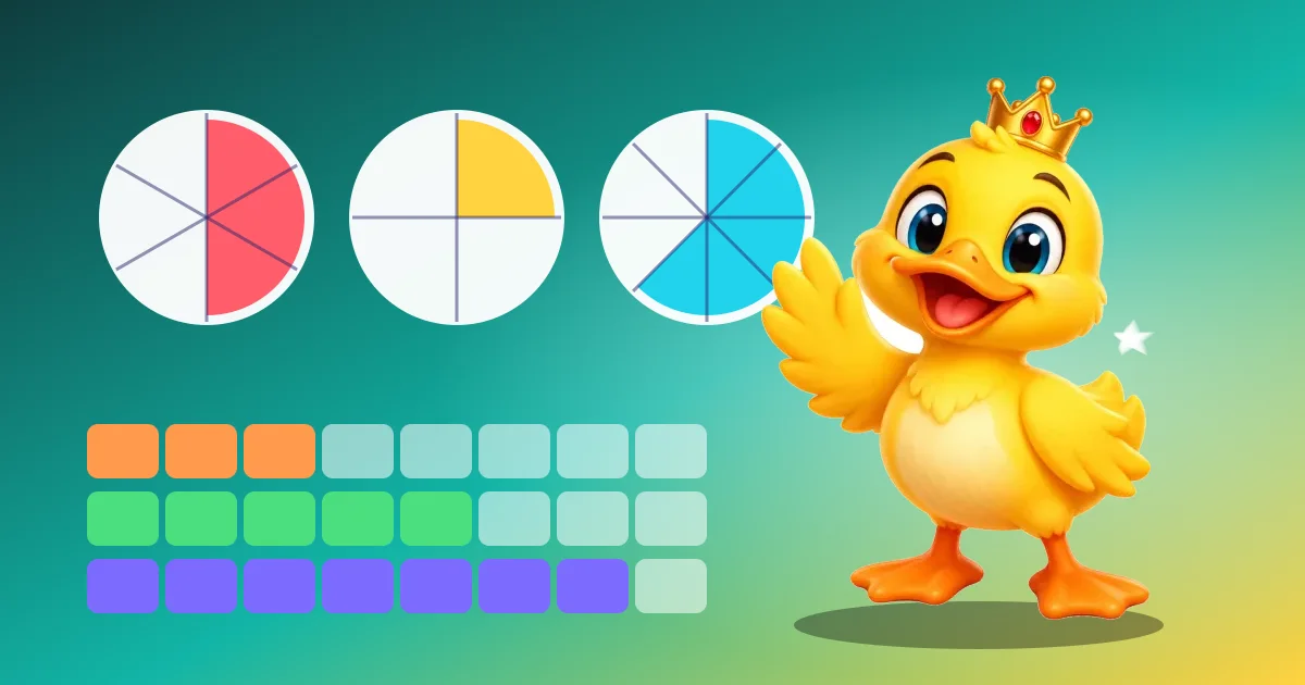 Illustration for Fraction Practice at Home: Games and Everyday Ideas